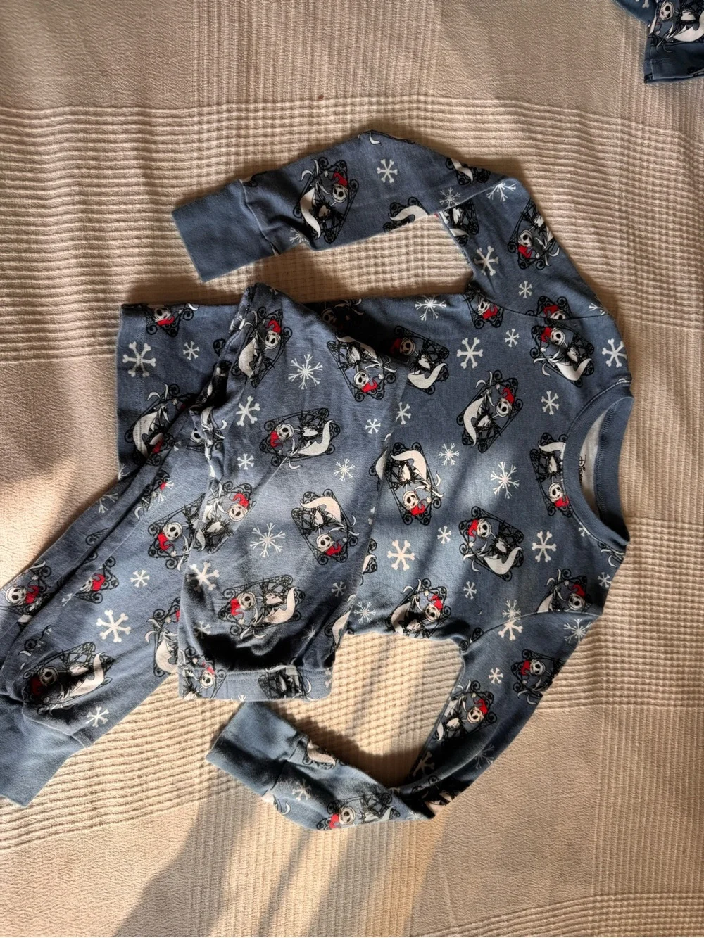 Disney Blue Penguin and Snowflake Kids Pajama Set